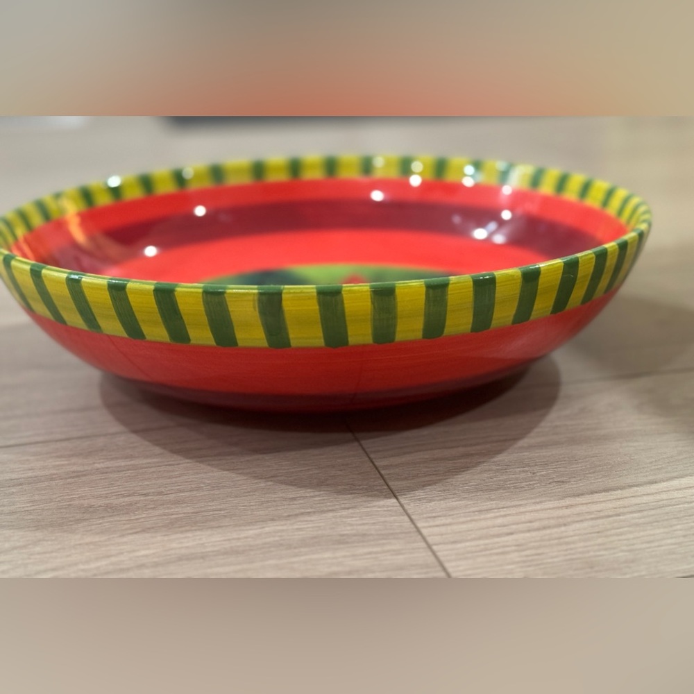 Department 56 Candlelight Collection Large Holiday Serving Bowl - 13”